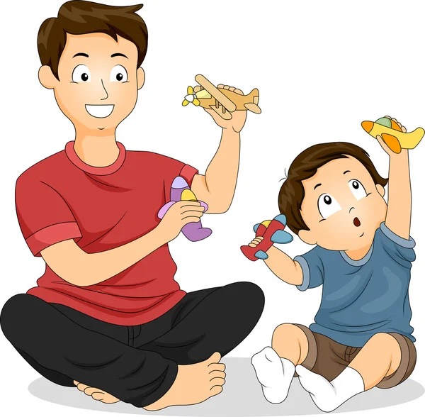 Father and Son Play Time — Stock Photo, Image