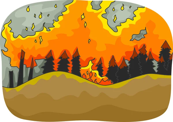 Forest Fire — Stock Photo, Image