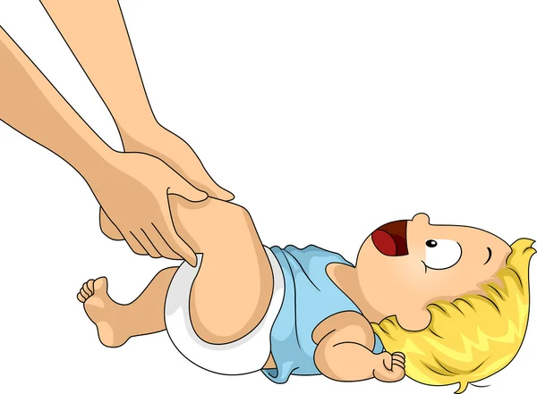 Baby Boy Massage — Stock Photo, Image