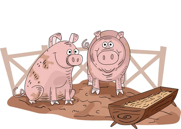 Pig Pen — Stockfoto