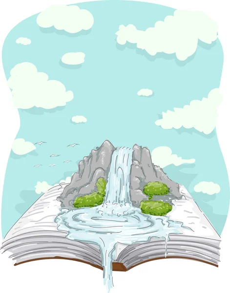 Livro da água — Fotografia de Stock
