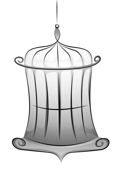 Black and White Cage — Stock Photo, Image