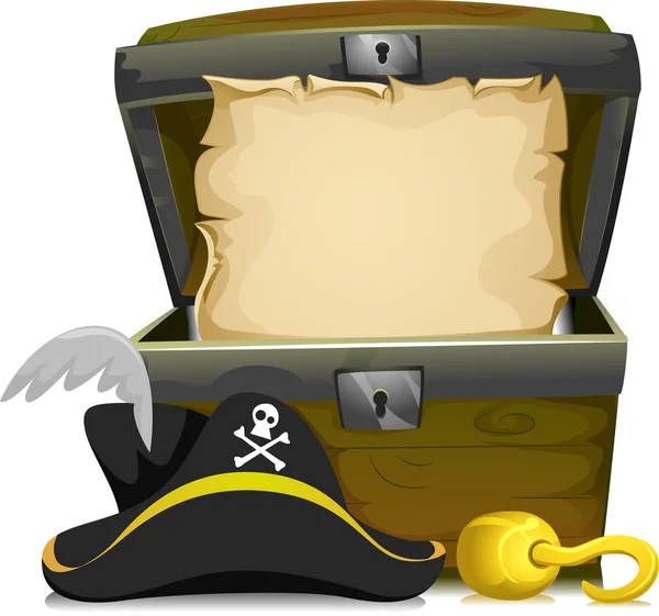 Pirate Treasure Chest — Stock Photo, Image