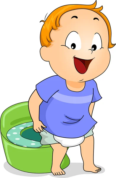 Potty Peeing — Stock Image Potty Peeing Stock Picture