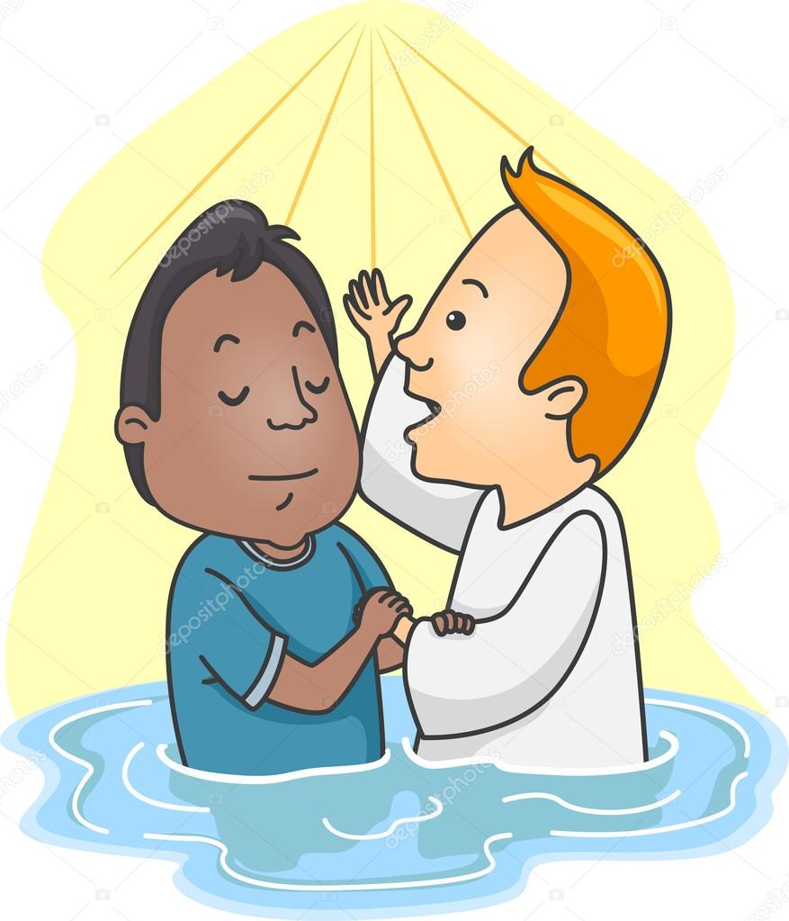Water Baptism Stock Illustration by ©lenmdp #39461321