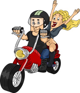 Motorcu Çift