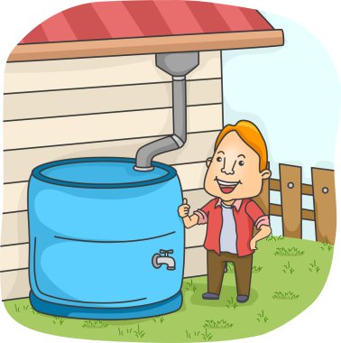 Rainwater Collection clipart