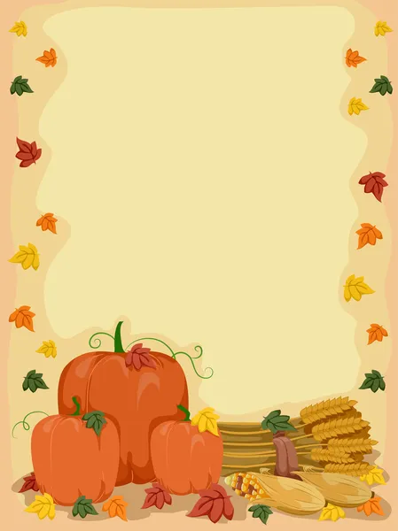 Herbst-Kürbis Hintergrund — Stockfoto