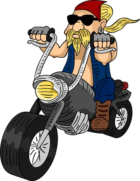 Biker Man — Stock Photo, Image