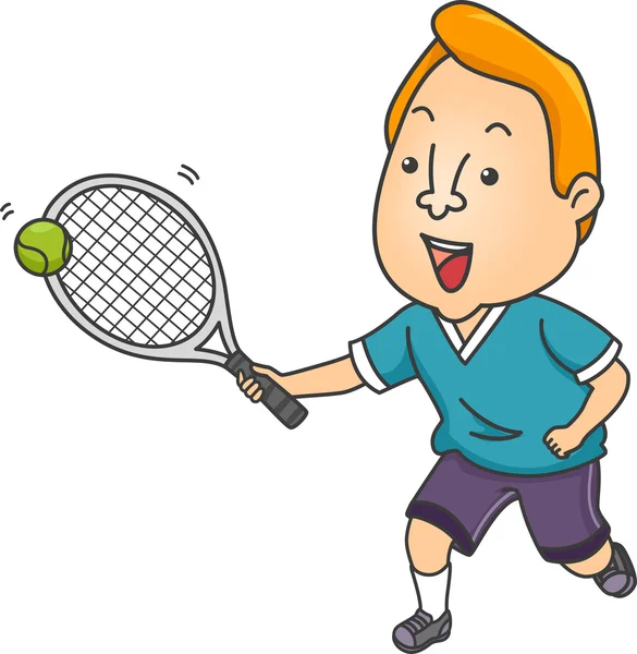 Tennis Man — Stock Photo, Image