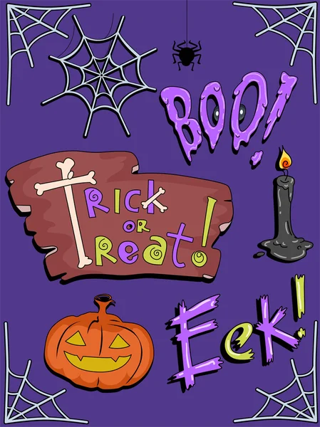 Halloween Design Elements — Stock Photo, Image