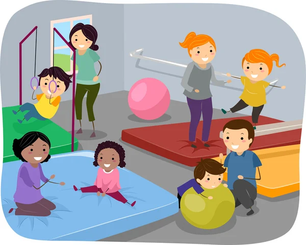 Family Gym — Stock Photo, Image