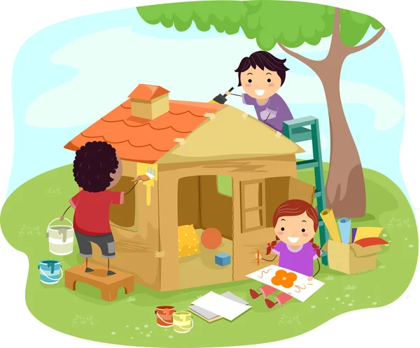 Play House Kids — Stock Photo, Image