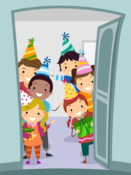 Welcome Party Kids — Stock Photo, Image