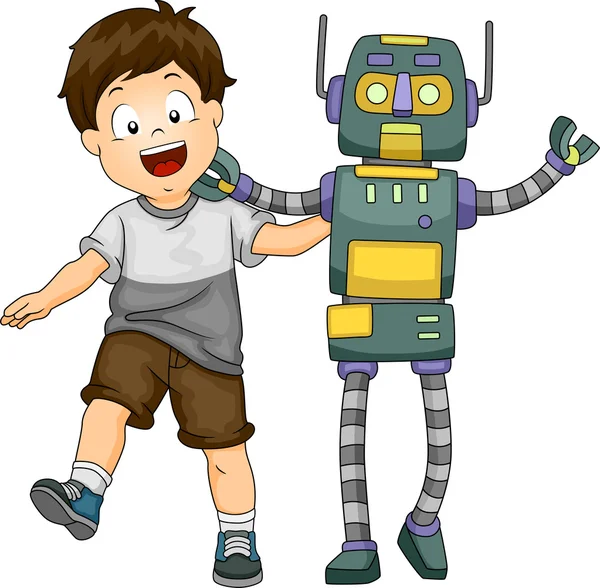 Robot boy — Zdjęcie stockowe