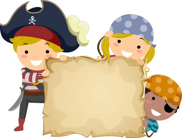 Pirate Papyrus — Stock Photo, Image