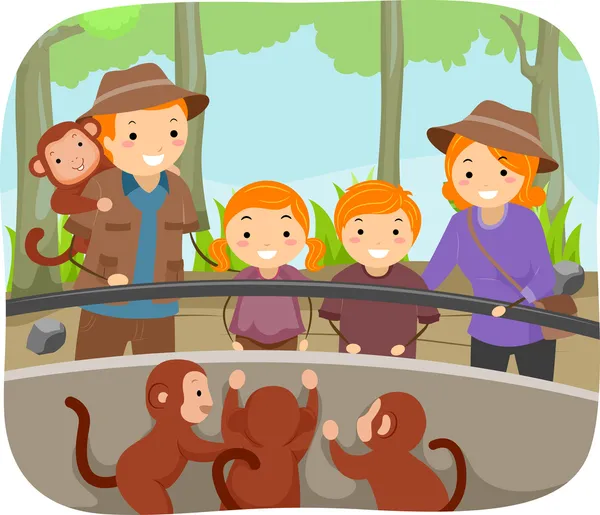 Zoo Monkeys — Stock Photo, Image