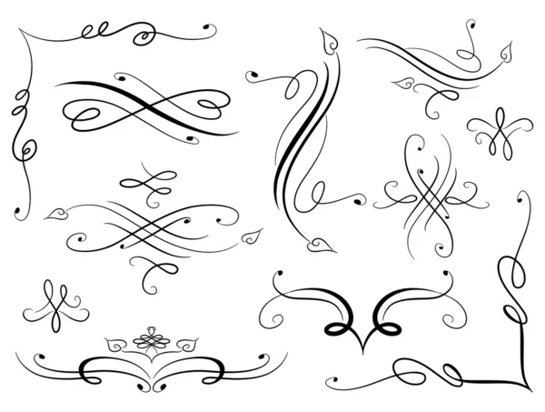 Line Art Elements — Stock Photo, Image