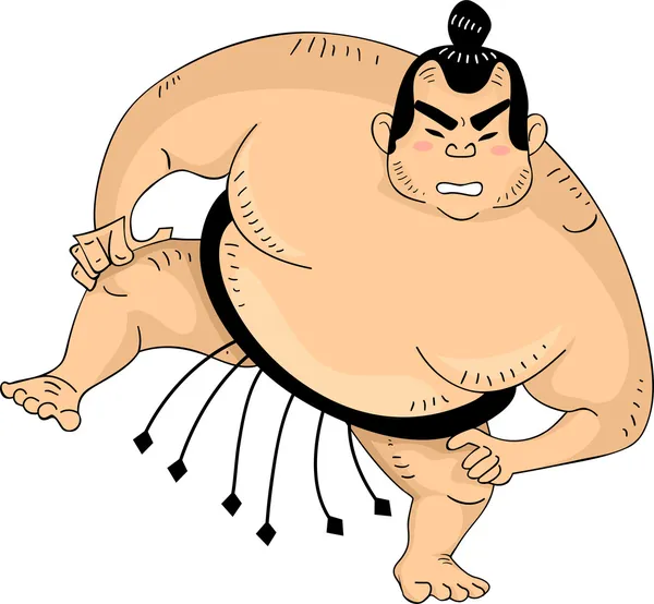 Sumo lottatore — Foto Stock