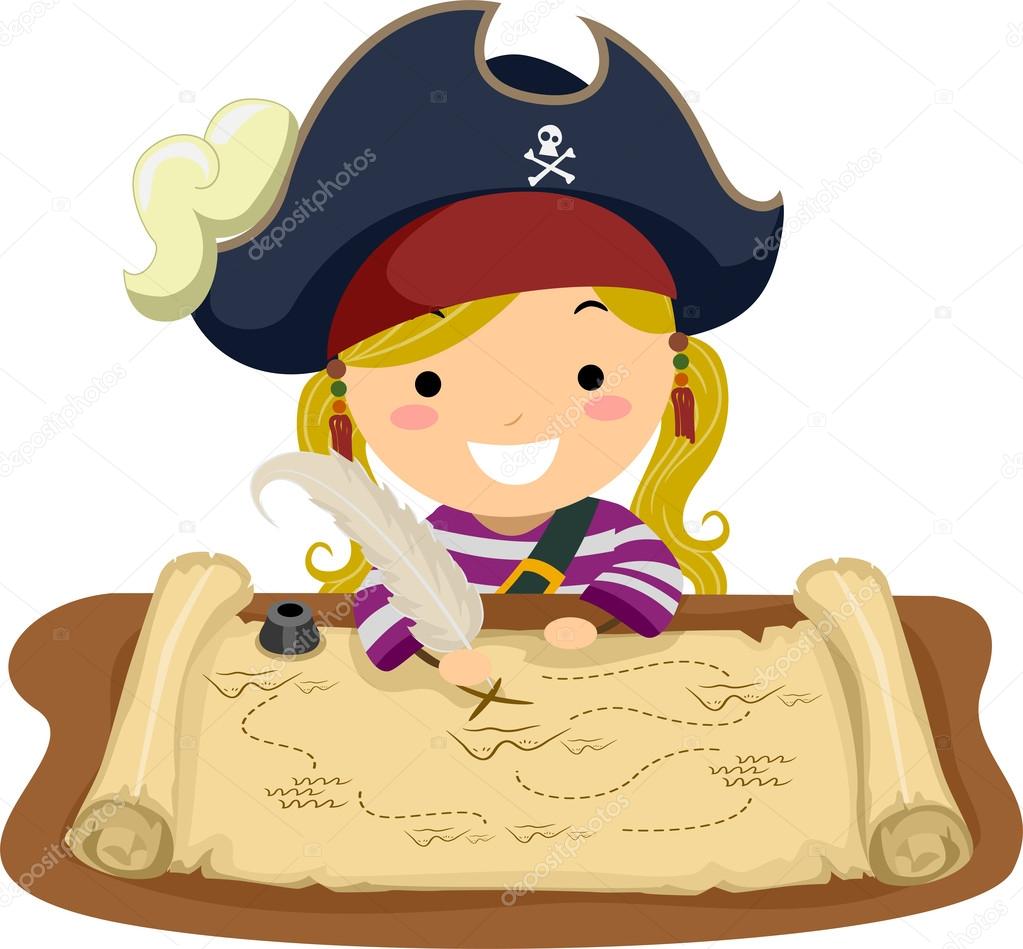 Pirate Girl Map