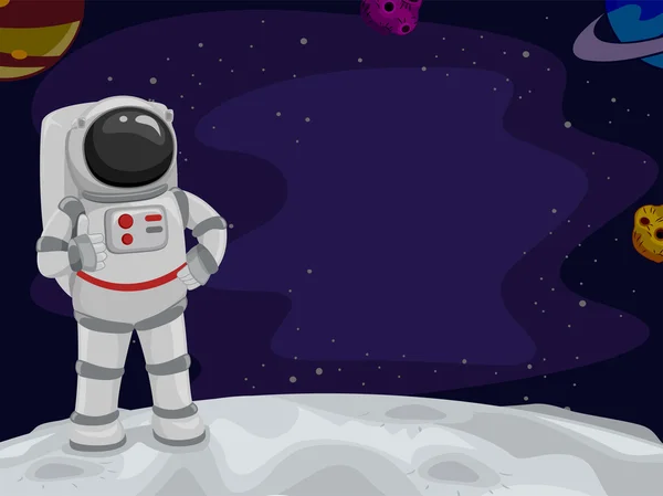 Astronauten-Daumen hoch — Stockfoto