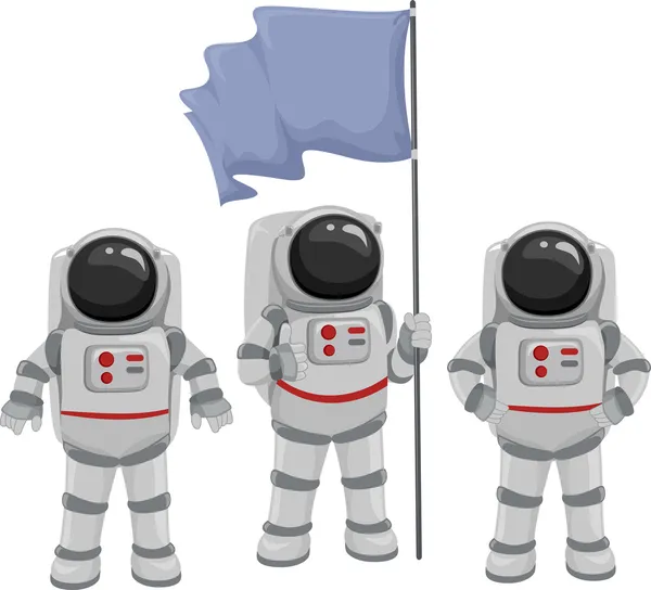 Astronauten-Team — Stockfoto