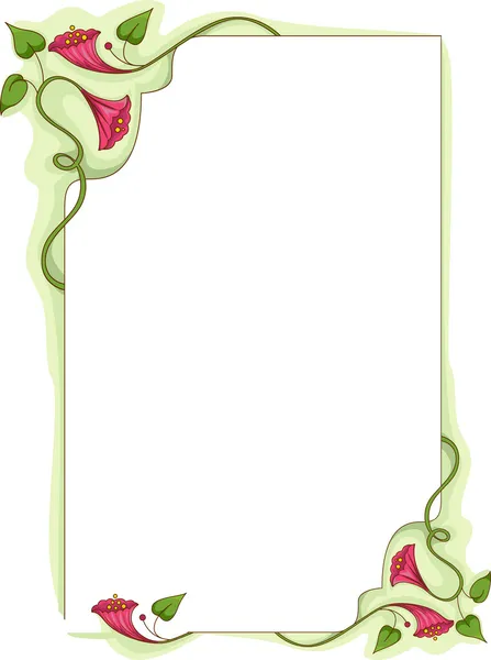 Flower Vine Frame — Stock Photo, Image