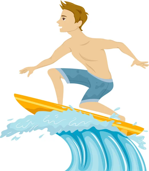 Surfer man — Stockfoto