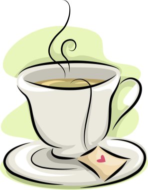 Bir fincan çay.