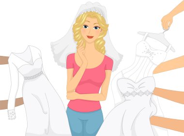 Gelin Kıyafeti seçimler