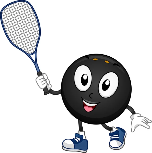 Mascote de squash — Fotografia de Stock