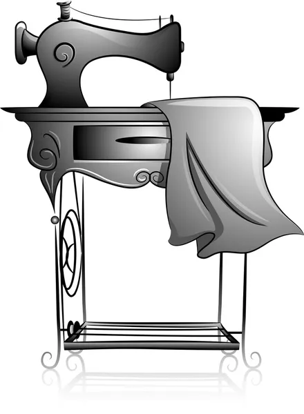 Dikiş makinesi simgesi — Stok fotoğraf