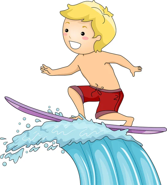 Surfer αγόρι — Φωτογραφία Αρχείου