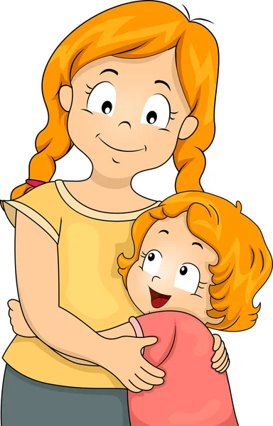 Sister Hug — Stock Image Sister Hug Stock Image