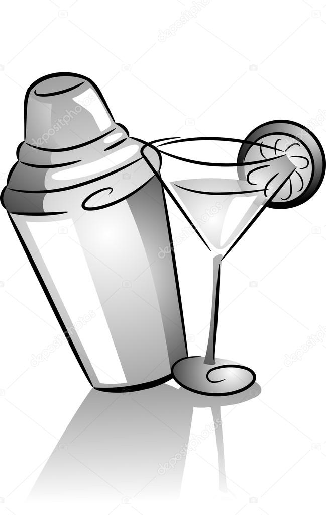 coctelera-dibujo-coctelera-y-los-iconos-de-la-copa-de-c-ctel-foto