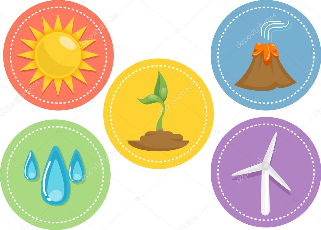 Renewable Energy Icons