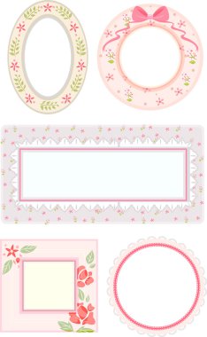 shabby chic çerçeveler