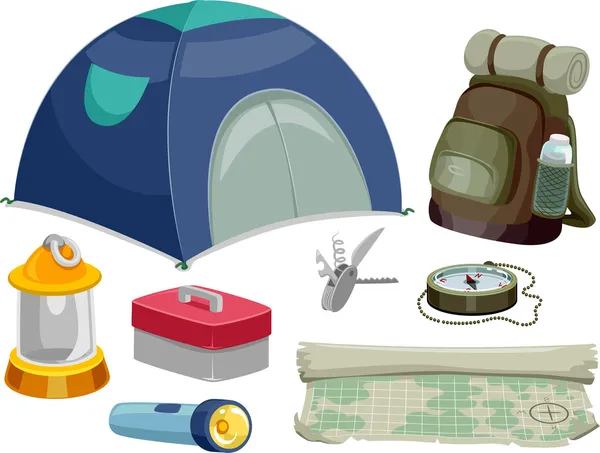 Camping verktyg — Stockfoto