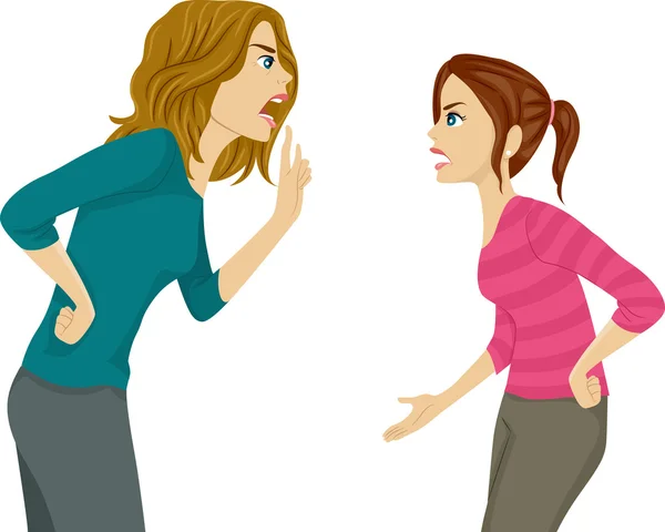 Mother and Daughter Arguing — Stock Photo, Image