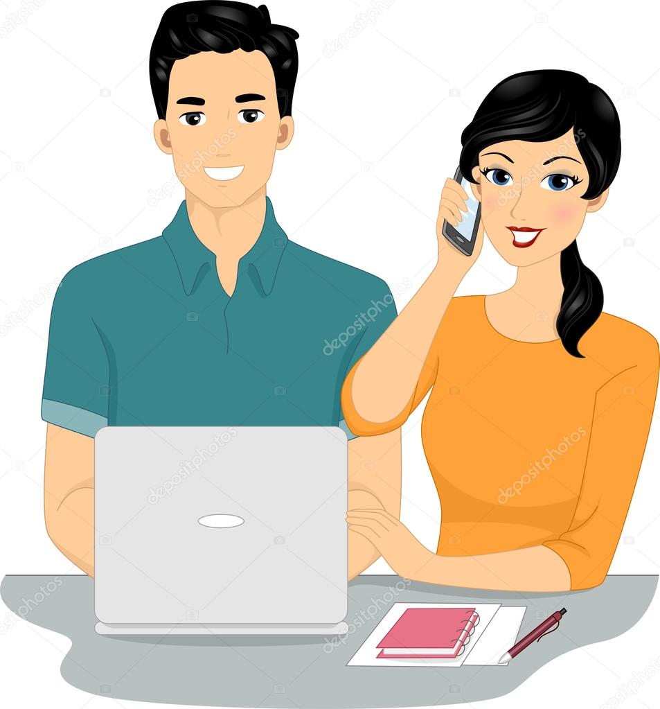 Couple Managing an Online Business