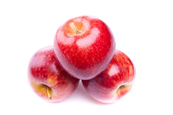 Τρία λαμπερά μήλα — Φωτογραφία Αρχείου