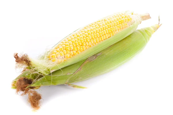Espiga de milho sem casca — Fotografia de Stock