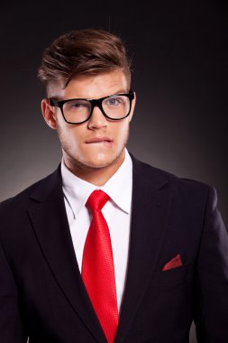 sorunlu genç iş adamı