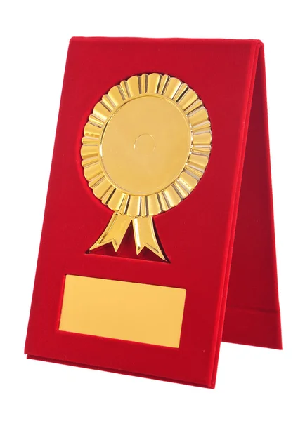 Golden award with blank space for your text — Stock Photo, Image
