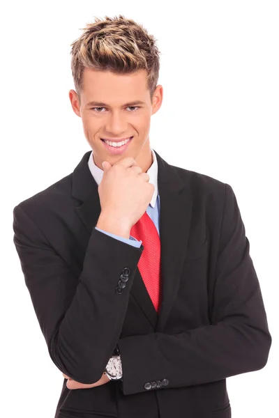 Retrato del hombre de negocios pensante — Foto de Stock