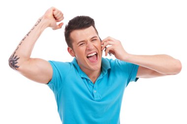 adam telefonda tezahürat