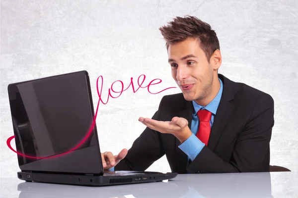 Chat, networking, love — Stock Photo, Image