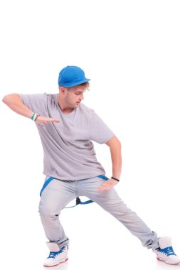 Slayt bulunduğu poz dansçı