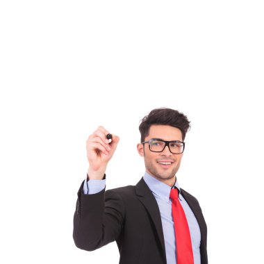 adam hayali ekranda çizimi