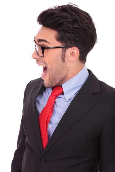 Shocked business man — Stock Photo, Image